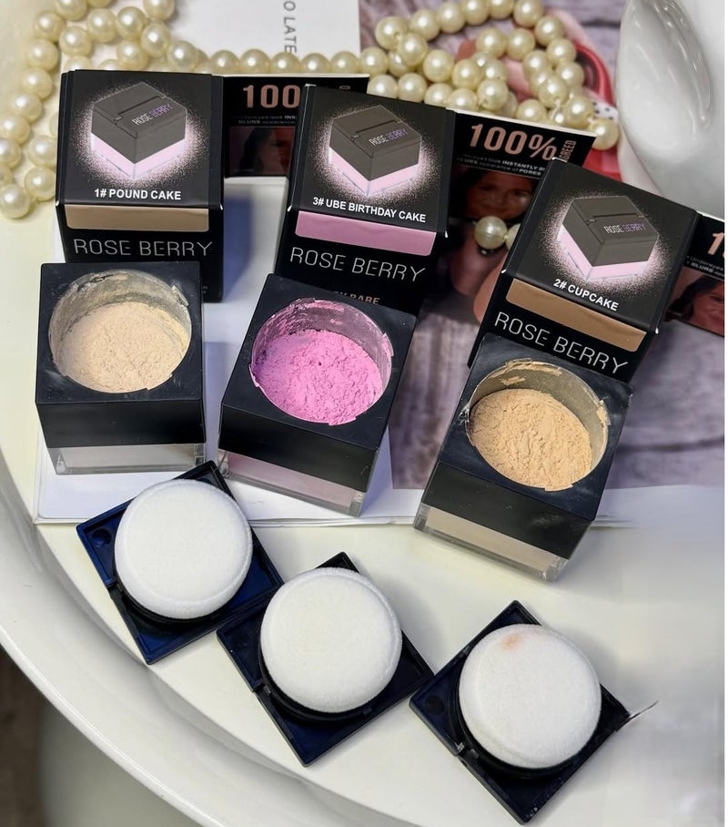Rose Berry Easy Bare Loose Baking & Setting Powder – Pound Cake - Image 1